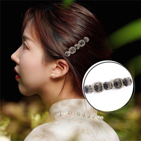 ヘアクリップ ヘアピン おしゃれ 女の子 髪飾り ガールズ ヘアバレッタ 一字型ピン ダッククリップ 入学式 卒業式