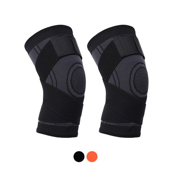 [ 新品 ]膝サポーター ヒザ専用 膝専用2枚セット 男女兼用 ひざ 膝関節 ウォーキング 簡単装着 蒸れにくい 動きやすい 固定 強力 歩行 転倒防止 サポート 健康 運動