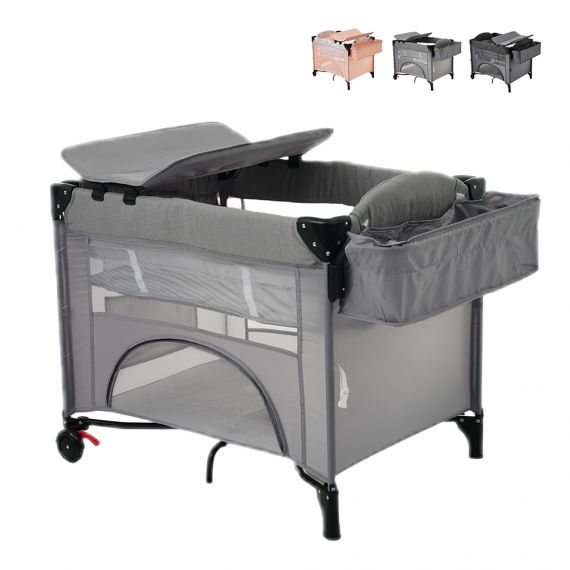 ベビーベッド ベビーサークル 折りたたみ 添い寝ベッド おむつ替えテーブル付 プレイヤード お昼寝 マット キャリーバッグ付 マットレス付 キャスター付き 多機能 軽量 出産祝