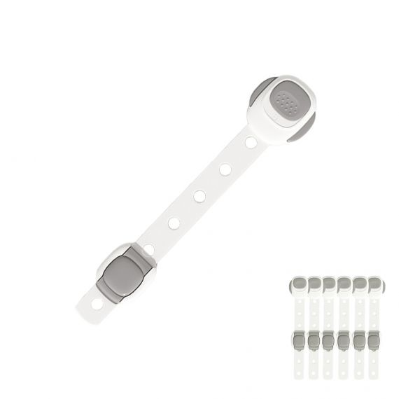 チャイルドロック 冷蔵庫 引き出し ベビーガード 棚 タンス ドア ストッパー ドアロック いたずら防止 ストッパー 引き出し 6個入り 指挟み防止 赤ちゃん 引き出しロック 地震対策 鍵