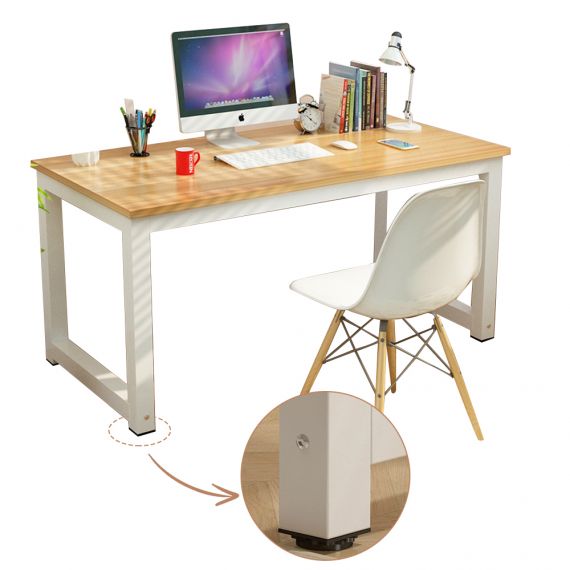 パソコンデスク デスクおしゃれ pcデスク コンパクト スリム 北欧 パソコンラック PCラック テーブル[幅100cm 奥行60cm　高さ73ｃｍ] 一人暮らし リビング 学習デスク 勉強机 